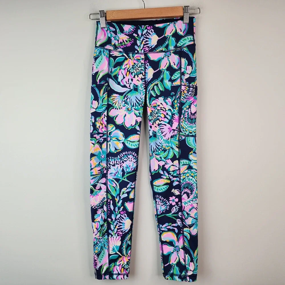 Lilly Pulitzer Luxletic Weekender Leggings Women's XS She's Got Sol